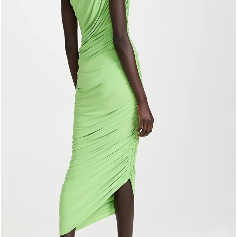 Norma Kamali Diana Gown Gemini Green Small *new with tags* - Picture 4 of 6